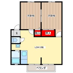 ワイコロアビレッジＡの物件間取画像